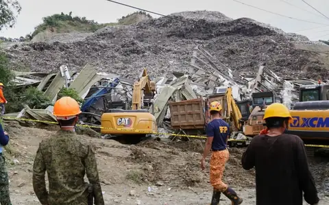 Deadly Philippines Landfill Collapse Kills 28, Displaces Families